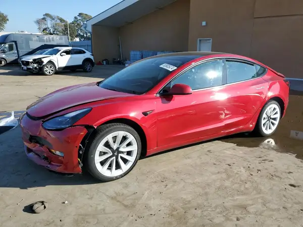 5YJ3E1EA6NF344771 2022 TESLA MODEL 3 - Image 1