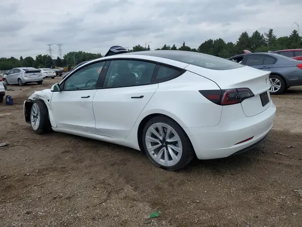 5YJ3E1EA6NF346164 2022 TESLA MODEL 3 - Image 2