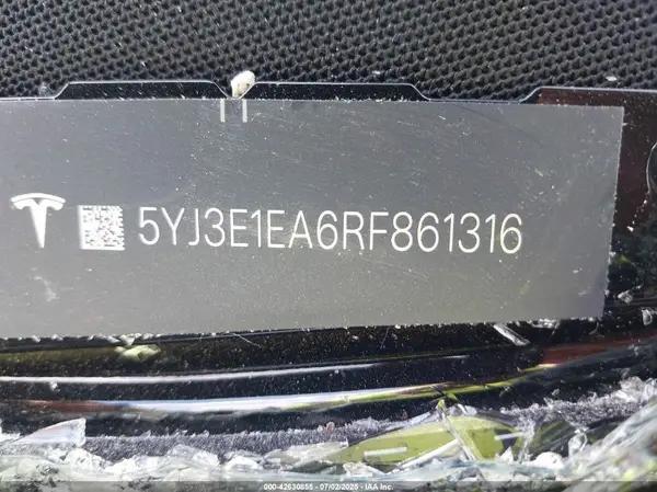 5YJ3E1EA6RF861316 2024 TESLA MODEL 3 - Image 8