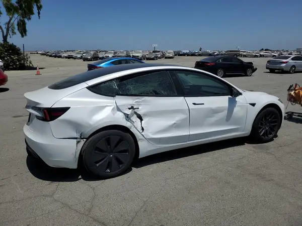 2025 TESLA MODEL 3 COPART lot 59195515 auction photo 3