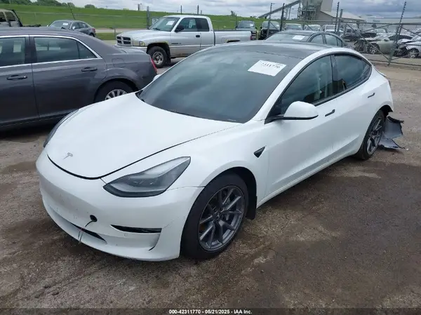 5YJ3E1EA7MF042291 2021 TESLA MODEL 3 - Image 2