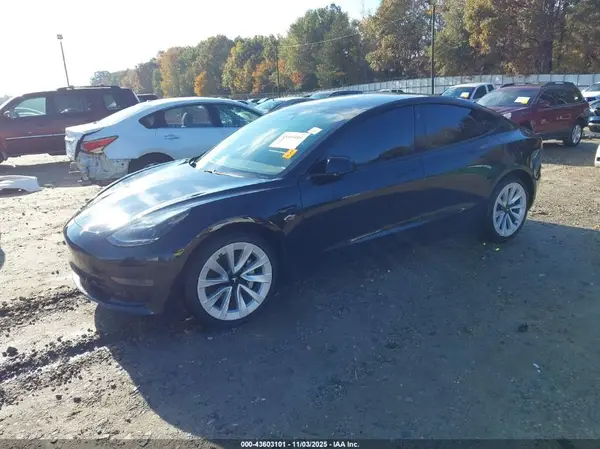 5YJ3E1EA7MF051914 2021 TESLA MODEL 3 - Image 2