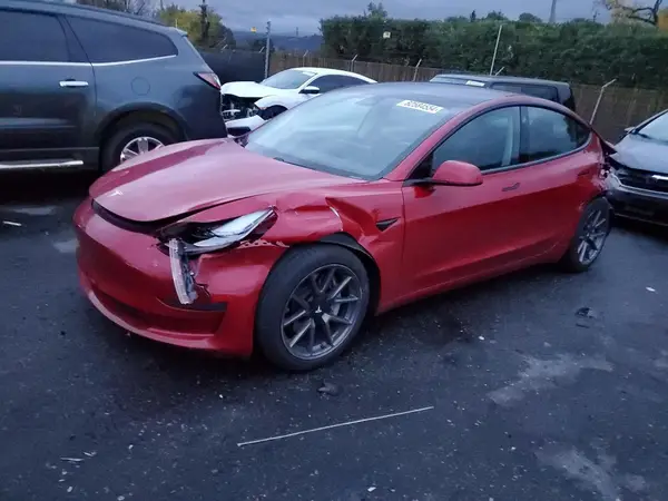 5YJ3E1EA7MF077252 2021 TESLA MODEL 3 - Image 1