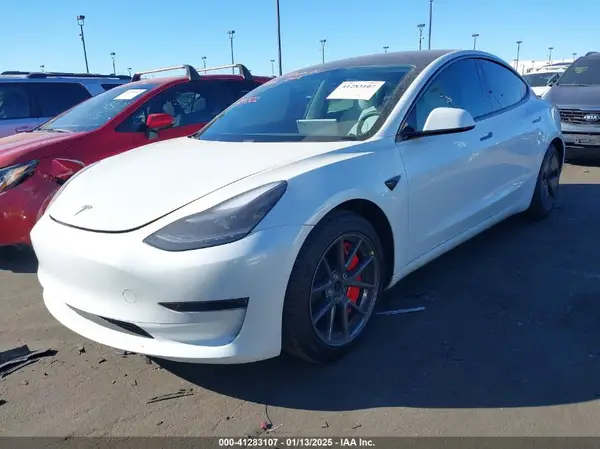 5YJ3E1EA7MF994322 2021 TESLA MODEL 3 - Image 2