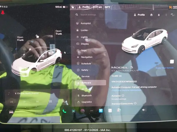 2021 TESLA MODEL 3 auction photo 7