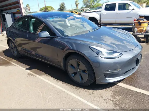 5YJ3E1EA7NF122076 2022 TESLA MODEL 3 - Image 1