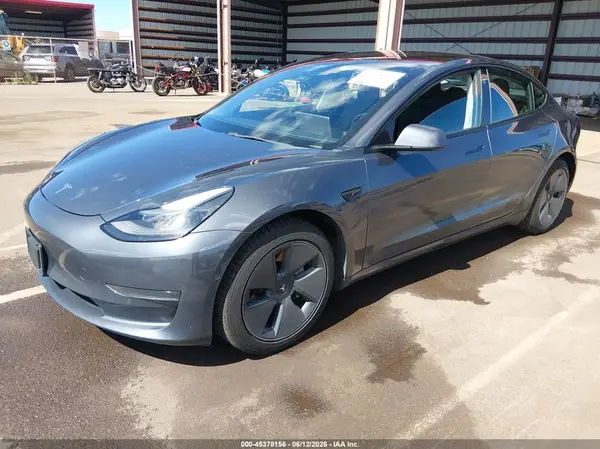 5YJ3E1EA7NF122076 2022 TESLA MODEL 3 - Image 2
