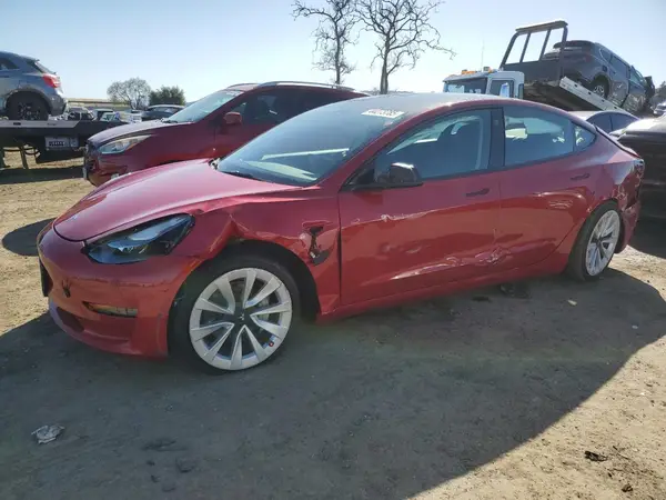 5YJ3E1EA7NF143848 2022 TESLA MODEL 3 - Image 1