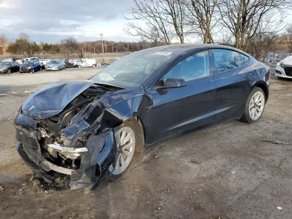 5YJ3E1EA7NF186280 2022 TESLA MODEL 3 - Image 1