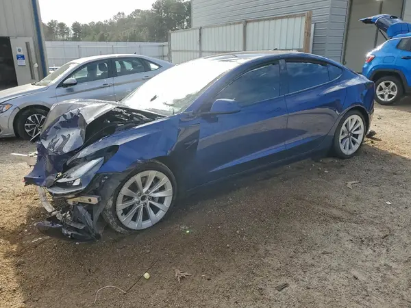 5YJ3E1EA7NF370828 2022 TESLA MODEL 3 - Image 1