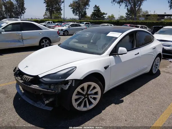 5YJ3E1EA8MF073470 2021 TESLA MODEL 3 - Image 2