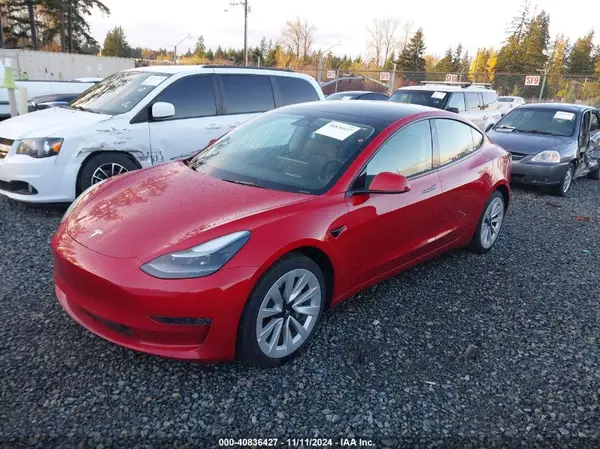 5YJ3E1EA8MF088244 2021 TESLA MODEL 3 - Image 2