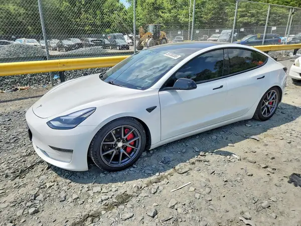 5YJ3E1EA8MF981787 2021 TESLA MODEL 3 - Image 1