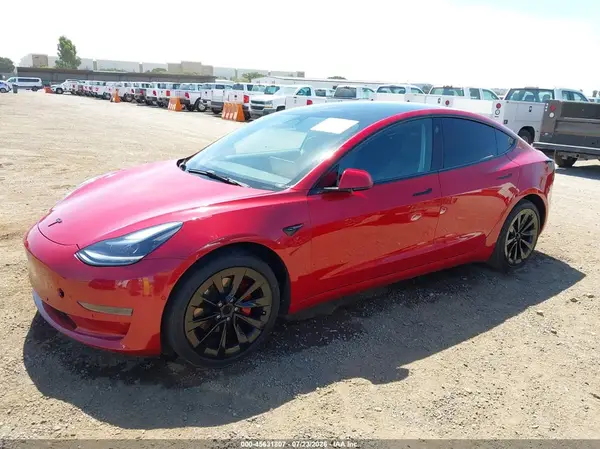 5YJ3E1EA8NF185851 2022 TESLA MODEL 3 - Image 2