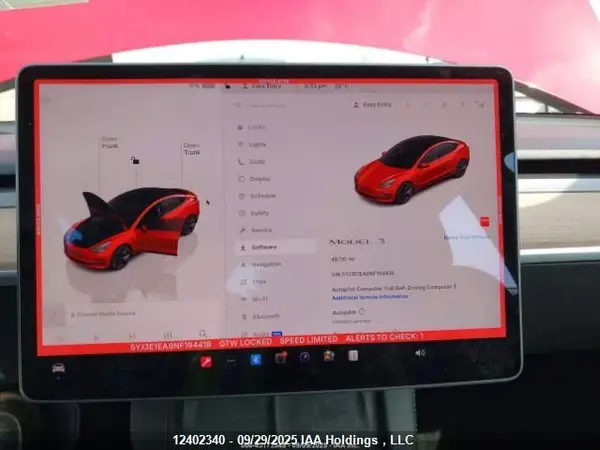 5YJ3E1EA8NF194419 2022 TESLA MODEL 3 - Image 8