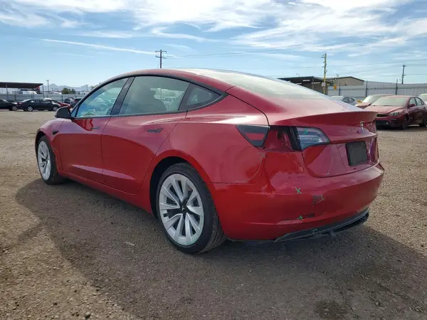 5YJ3E1EA8NF304479 2022 TESLA MODEL 3 - Image 2