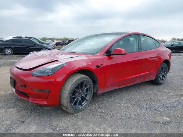 5YJ3E1EA8NF341001 2022 TESLA MODEL 3 - Image 2