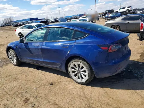5YJ3E1EA8NF369865 2022 TESLA MODEL 3 - Image 2