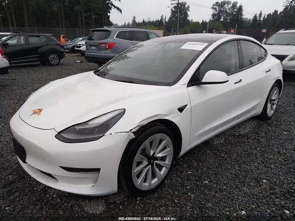 5YJ3E1EA9MF088592 2021 TESLA MODEL 3 - Image 2