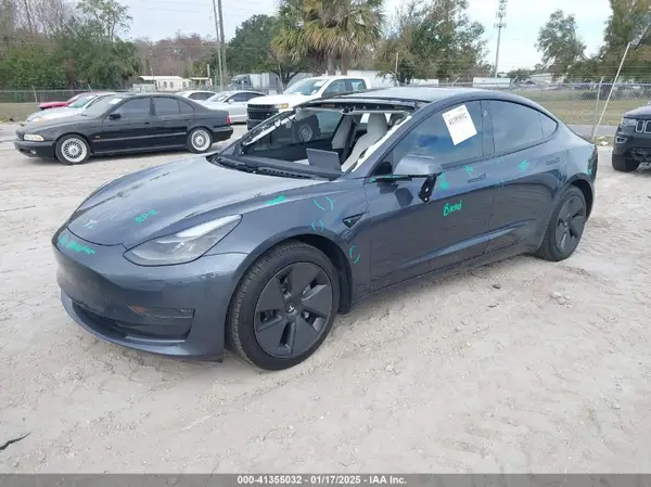 5YJ3E1EA9MF921632 2021 TESLA MODEL 3 - Image 2