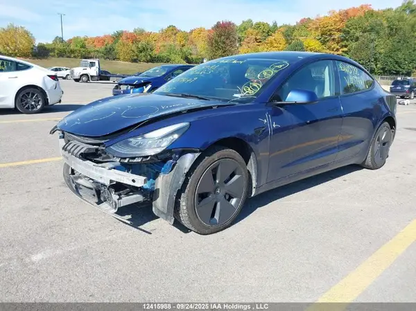 5YJ3E1EA9NF258449 2022 TESLA MODEL 3 - Image 2