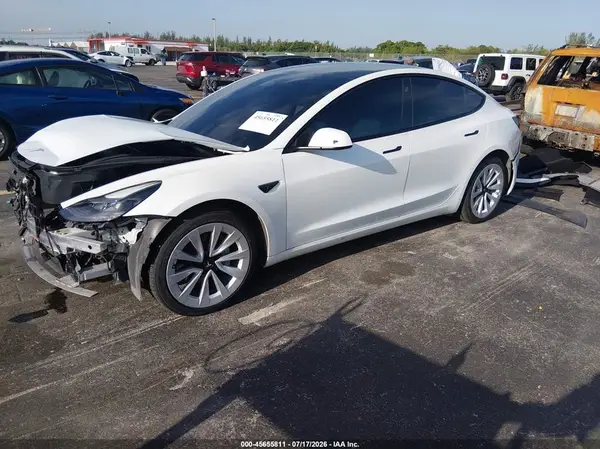 5YJ3E1EA9NF324417 2022 TESLA MODEL 3 - Image 2