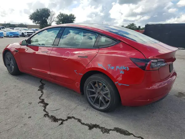 5YJ3E1EAXNF184796 2022 TESLA MODEL 3 - Image 2