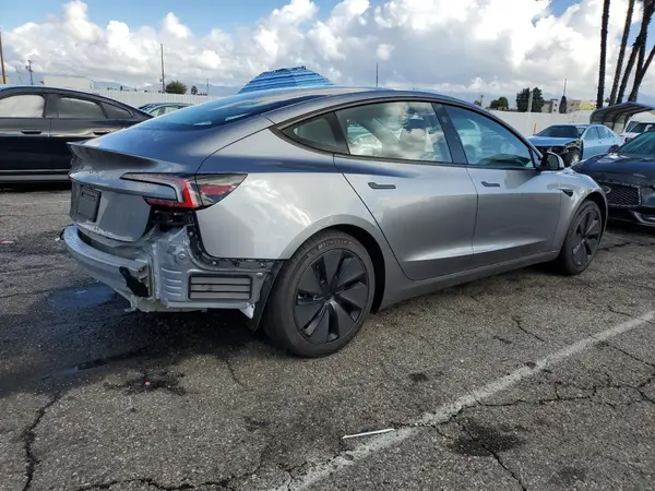 2025 TESLA MODEL 3 COPART lot 93288135 auction photo 3