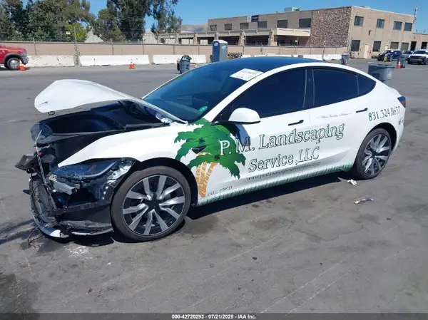 5YJ3E1EAXSF876990 2025 TESLA MODEL 3 - Image 2