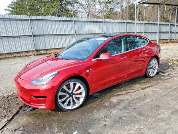 5YJ3E1EB0KF447107 2019 TESLA MODEL 3 - Image 1