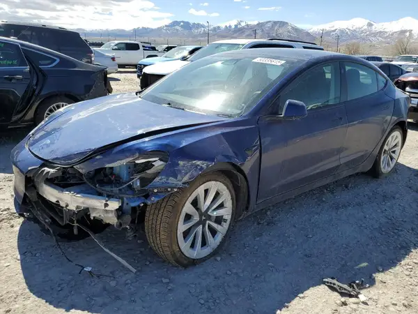5YJ3E1EB0NF137026 2022 TESLA MODEL 3 - Image 1