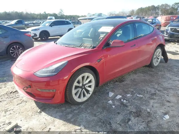 5YJ3E1EB0NF192351 2022 TESLA MODEL 3 - Image 2