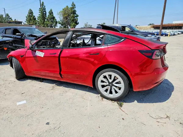 5YJ3E1EB0NF289842 2022 TESLA MODEL 3 - Image 2