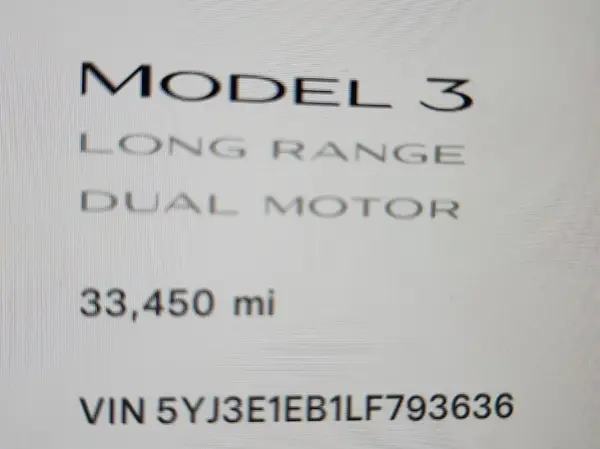 5YJ3E1EB1LF793636 2020 TESLA MODEL 3 - Image 2
