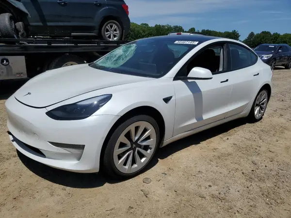 5YJ3E1EB1NF127301 2022 TESLA MODEL 3 - Image 1