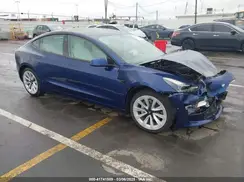 5YJ3E1EB1NF127993 2022 TESLA MODEL 3