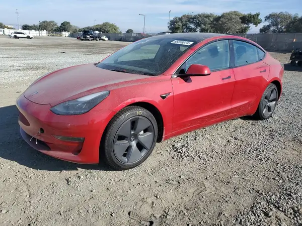 5YJ3E1EB1NF173890 2022 TESLA MODEL 3 - Image 1