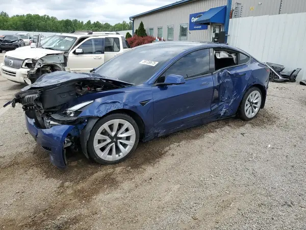 5YJ3E1EB1NF187563 2022 TESLA MODEL 3 - Image 1