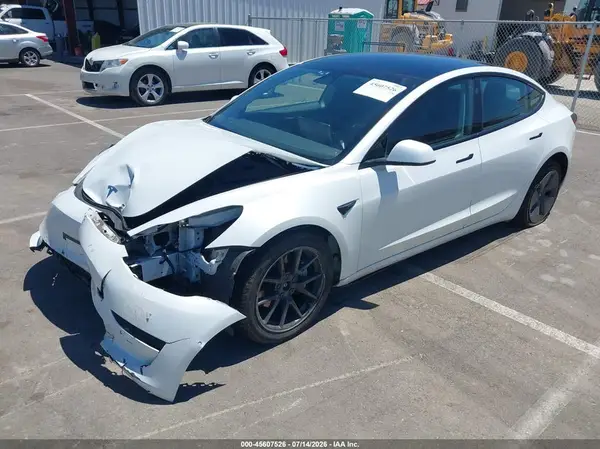 5YJ3E1EB1NF202739 2022 TESLA MODEL 3 - Image 2