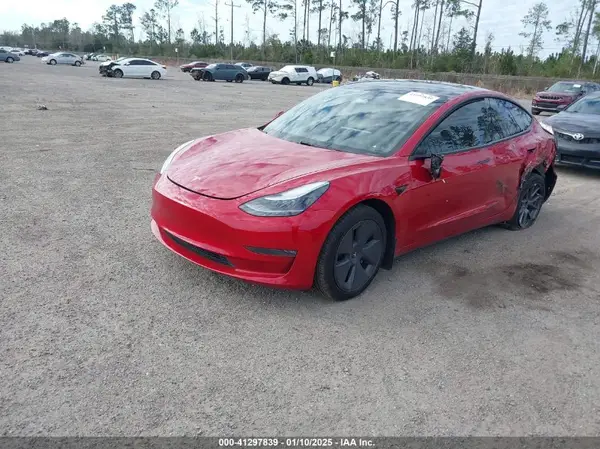5YJ3E1EB1NF285587 2022 TESLA MODEL 3 - Image 2