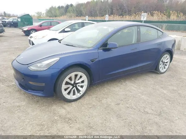 5YJ3E1EB1NF301822 2022 TESLA MODEL 3 - Image 2