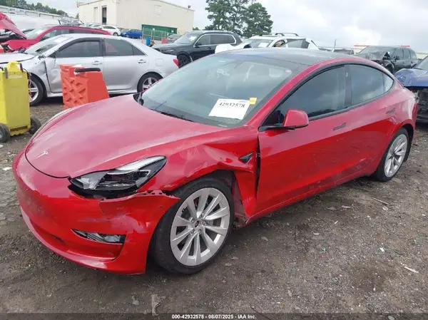 5YJ3E1EB2NF155124 2022 TESLA MODEL 3 - Image 2