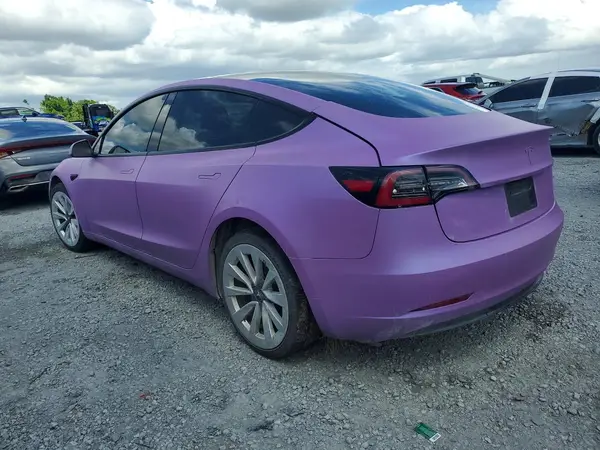 5YJ3E1EB2NF186079 2022 TESLA MODEL 3 - Image 2