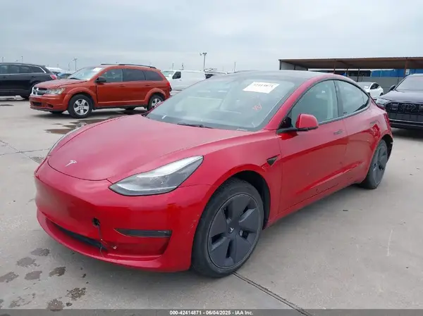 5YJ3E1EB2NF267213 2022 TESLA MODEL 3 - Image 2