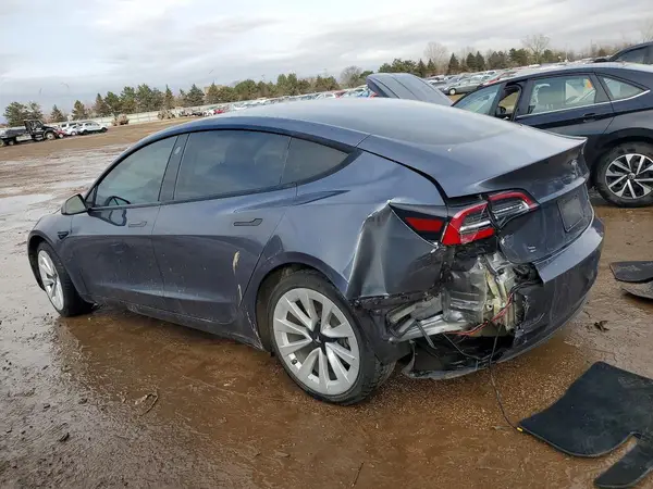 5YJ3E1EB2NF273092 2022 TESLA MODEL 3 - Image 2
