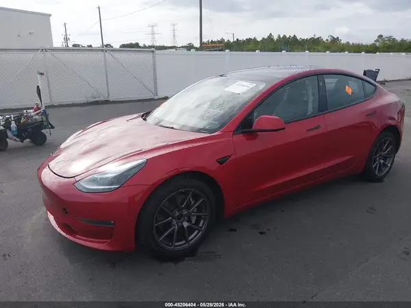 5YJ3E1EB2NF288319 2022 TESLA MODEL 3 - Image 2