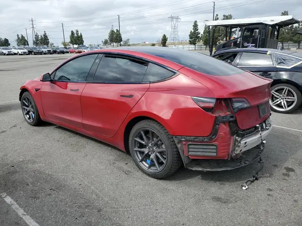 5YJ3E1EB2NF331394 2022 TESLA MODEL 3 - Image 2