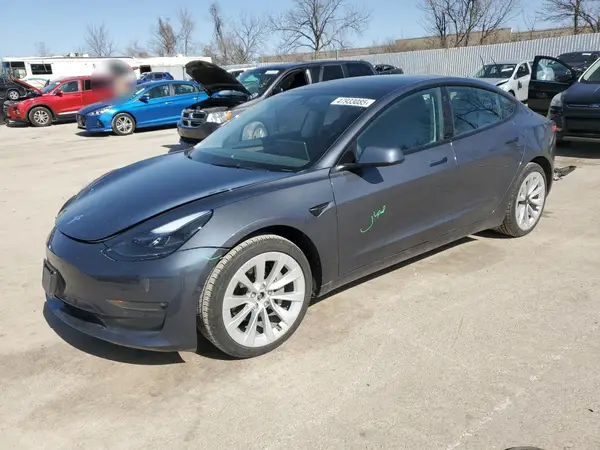 5YJ3E1EB2NF350463 2022 TESLA MODEL 3 - Image 1