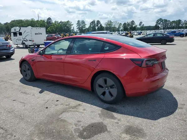 5YJ3E1EB3MF053412 2021 TESLA MODEL 3 - Image 2