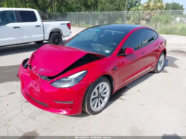 5YJ3E1EB3NF126991 2022 TESLA MODEL 3 - Image 2